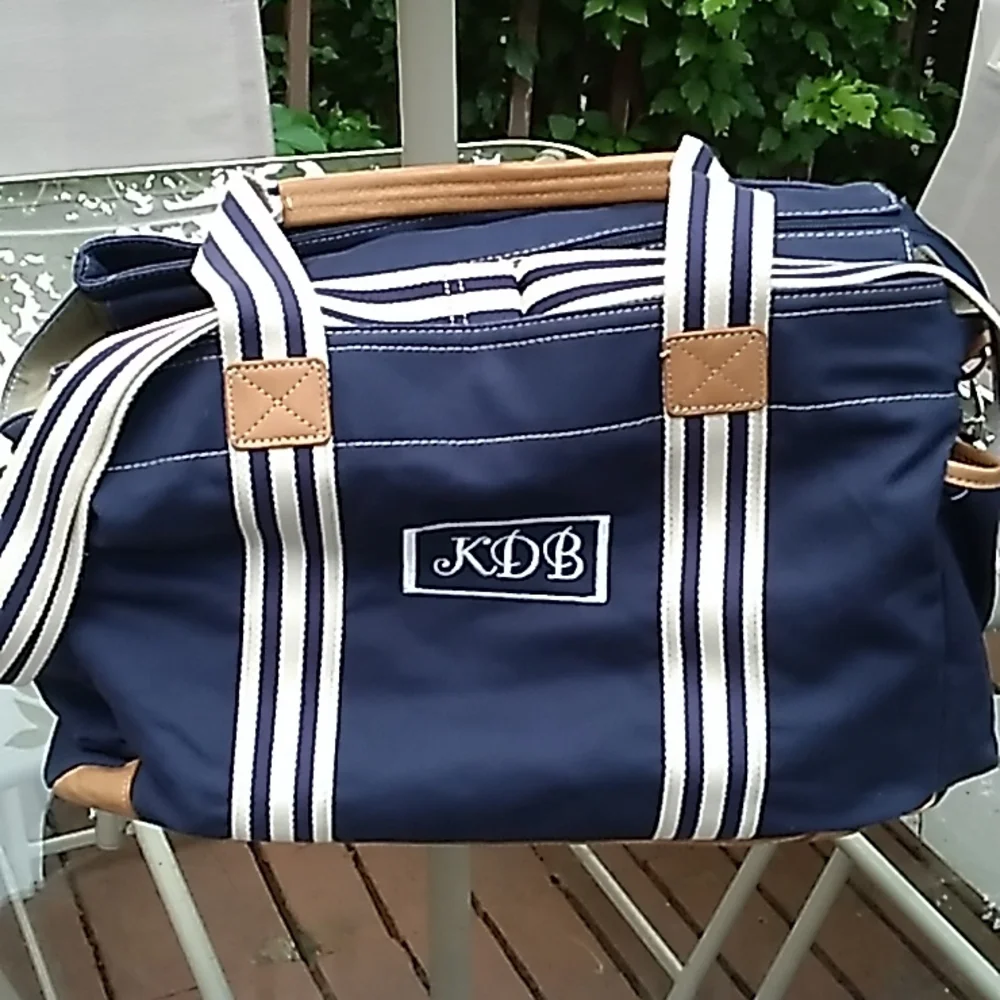 Pottery Barn Kids diaper bag, Navy